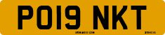 License plate of the United Kingdom, 2001 year system