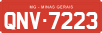 License plate of Brazil, Commercial vehicles (1990)