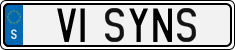 License plate of Sweden, Vanity Plates