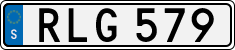 License plate of Sweden, Regular plates