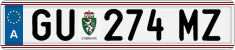 License plate of Austria, Regular plates
