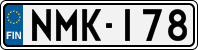 License plate of Finland, Cars