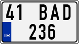 License plate of Turkey, Regular plates