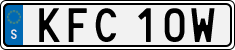 License plate of Sweden, Regular plates