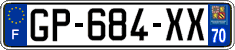 French license plate, SIV (ordinary)
