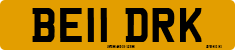 License plate of the United Kingdom, 2001 year system