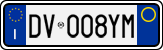 License plate of Italy, Cars (1994 year series)