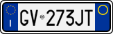 License plate of Italy, Cars (1994 year series)