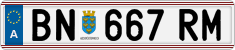 License plate of Austria, Regular plates