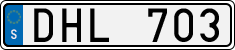 License plate of Sweden, Regular plates