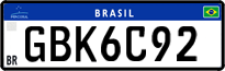 License plate of Brazil, Private owners (Mercosul)