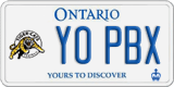 Ontario, Vanity Plates
