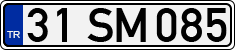 License plate of Turkey, Regular plates