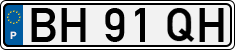 License plate of Portugal, Regular plates
