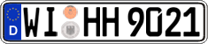German license plate, Regular plates