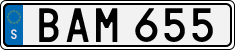 License plate of Sweden, Regular plates