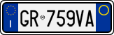 License plate of Italy, Cars (1994 year series)