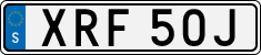 License plate of Sweden, Regular plates