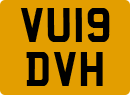 License plate of the United Kingdom, 2001 year system