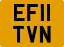 License plate of the United Kingdom, 2001 year system