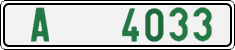 License plate of the Czech Republic, Dealer (2001)