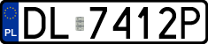 License plates of Poland, Regular car plates