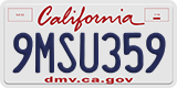 California, Passenger Car (1ABC234)