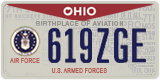 Ohio, Specialty plates (123ABC)