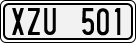 License plate of Sweden, Regular plates