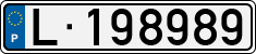 License plate of Portugal, Trailers