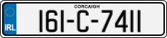 License plate of Ireland, Regular plates
