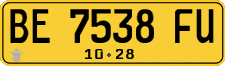 License plate of Indonesia, Commercial vehicles