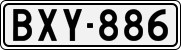 License plate of Finland, Cars