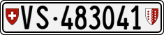 License plate of Switzerland, Cars