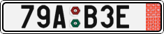 License plate of the Czech Republic, Export transit plates