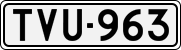 License plate of Finland, Cars
