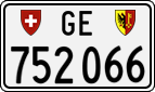 License plate of Switzerland, Cars