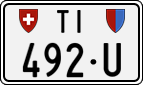 License plate of Switzerland, Dealer (with 