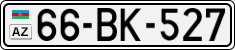 License plate of Azerbaijan, Cars