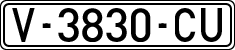 License plates of Spain, 1971 year series