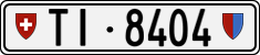 License plate of Switzerland, Cars
