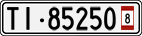 License plate of Switzerland, Provisional