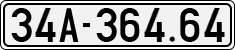 License plate of Vietnam, Cars