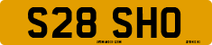 License plate of the United Kingdom, 1983 year system