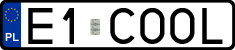 License plates of Poland, Vanity Plates