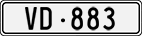License plate of Switzerland, Cars