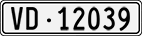 License plate of Switzerland, Cars