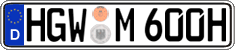 German license plate, Plates for oldtimers (type 