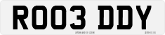 License plate of the United Kingdom, 2001 year system