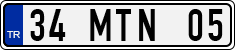 License plate of Turkey, Regular plates